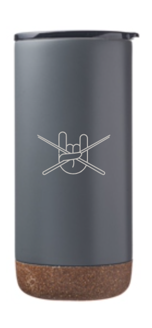 16oz Rock Out Stainless Steel Tumblers- Grey